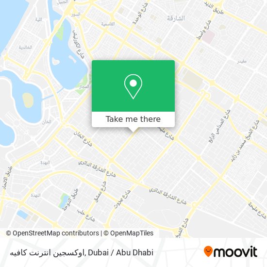 اوكسجين انترنت كافيه map