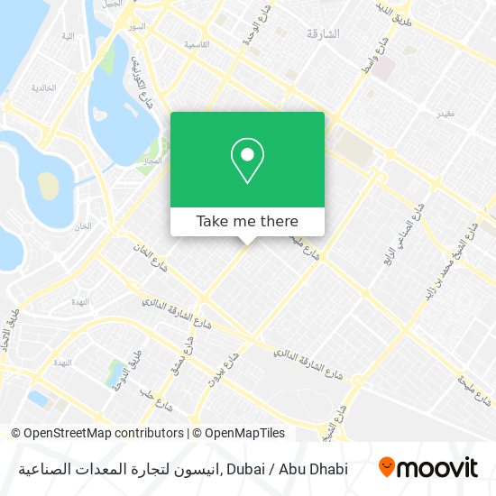 انيسون لتجارة المعدات الصناعية map