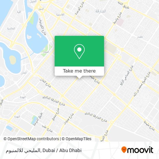 المليحي للالمنيوم map