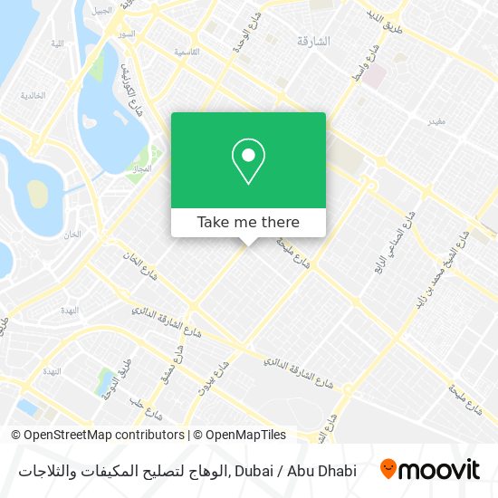 الوهاج لتصليح المكيفات والثلاجات map