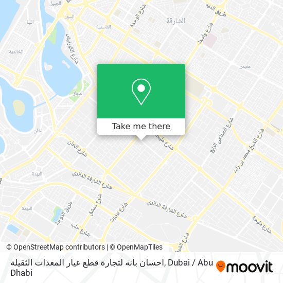 احسان بانه لتجارة قطع غيار المعدات الثقيلة map