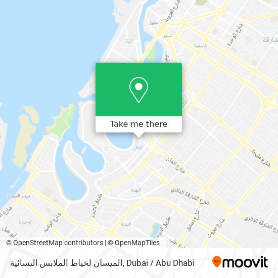 الميسان لخياط الملابس النسائية map