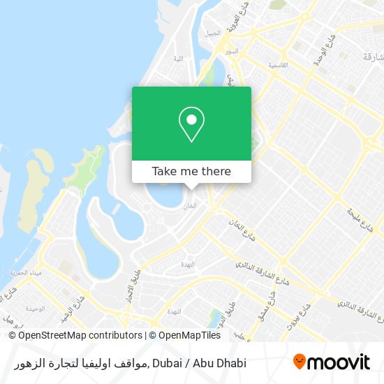 مواقف اوليفيا لتجارة الزهور map