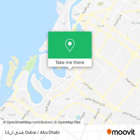 فندق اريانا map