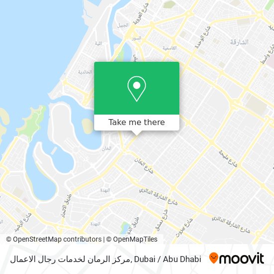 مركز الرمان لخدمات رجال الاعمال map
