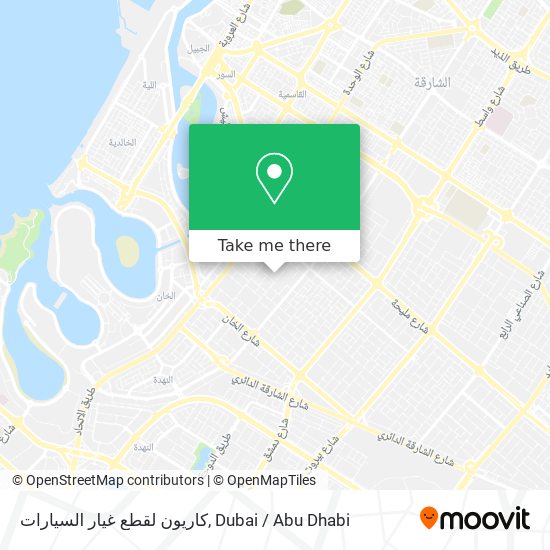 كاريون لقطع غيار السيارات map