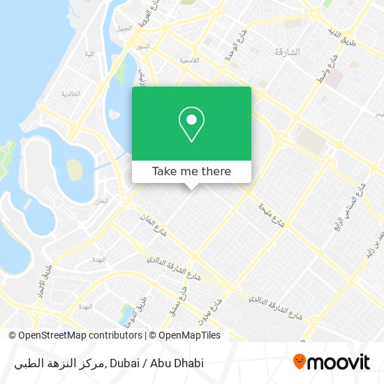 مركز النزهة الطبي map