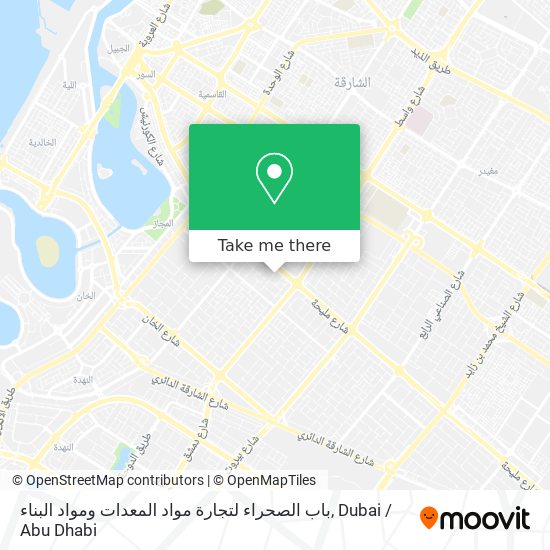 باب الصحراء لتجارة مواد المعدات ومواد البناء map