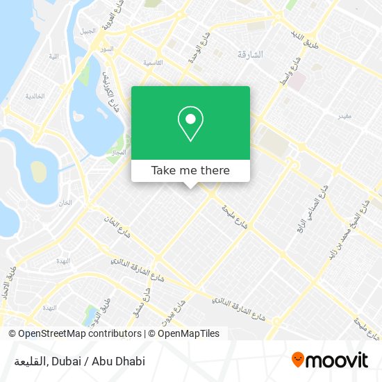 القليعة map