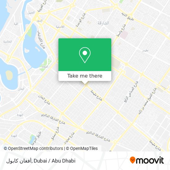 أفغان كابول map