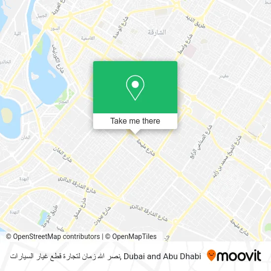 نصر الله زمان لتجارة قطع غيار السيارات map
