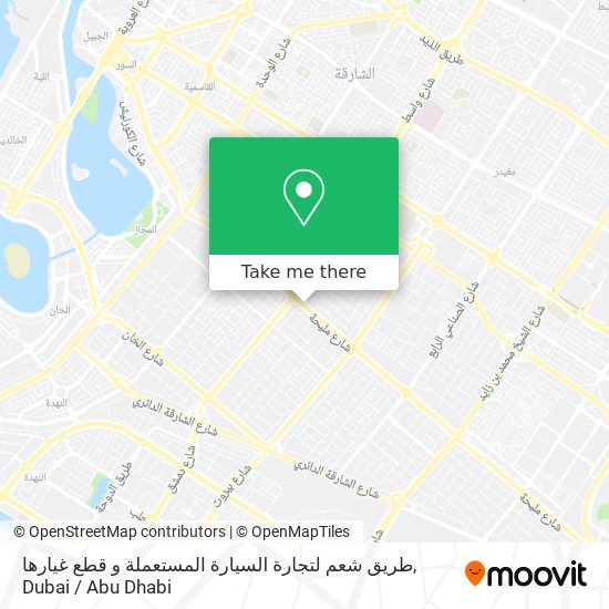 طريق شعم لتجارة السيارة المستعملة و قطع غيارها map
