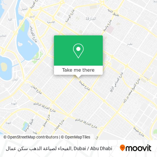 الفيحاء لصياغة الذهب سكن عمال map