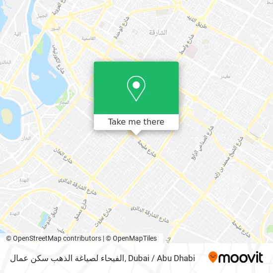 الفيحاء لصياغة الذهب سكن عمال map