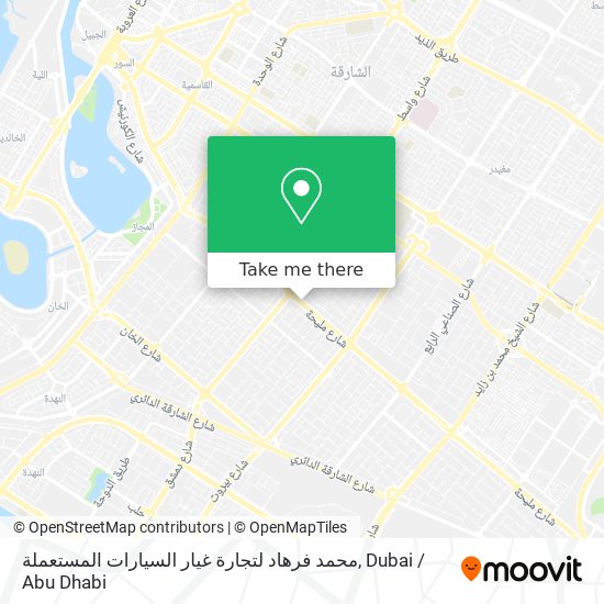 محمد فرهاد لتجارة غيار السيارات المستعملة map