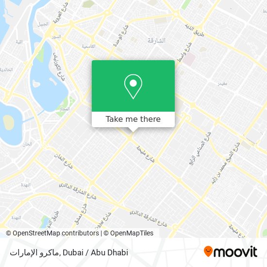 ماكرو الإمارات map