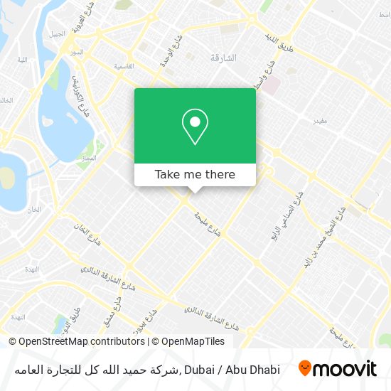 شركة حميد الله كل للتجارة العامه map