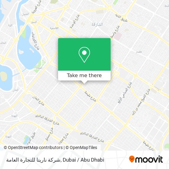 شركة ناريتا للتجارة العامة map