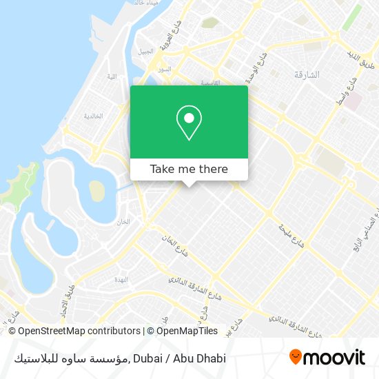 مؤسسة ساوه للبلاستيك map