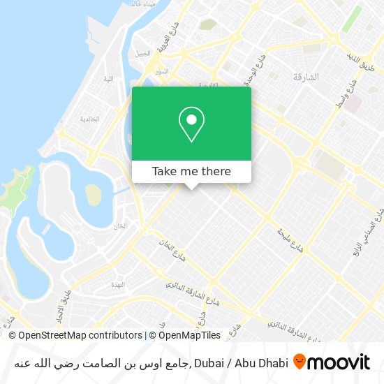 جامع اوس بن الصامت رضي الله عنه map