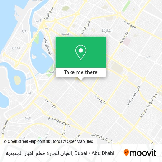 العيان لتجارة قطع الغيار الجديدية map