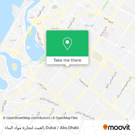 الغيث لتجارة مواد البناء map