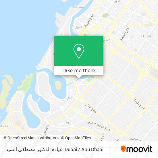 عياده الدكتور مصطفى السيد map