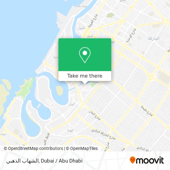 الشهاب الذهبي map