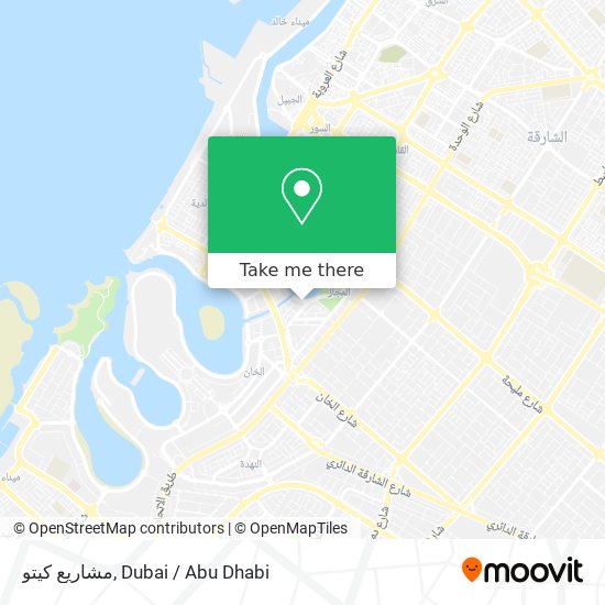 مشاريع كيتو map