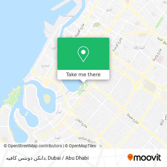 دانكن دونتس كافيه map