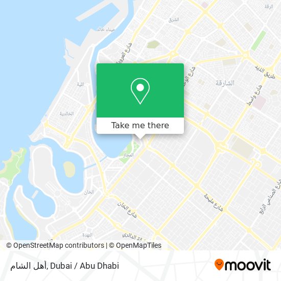 أهل الشام map