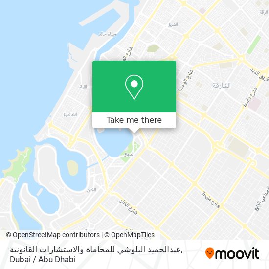 عبدالحميد البلوشي للمحاماة والاستشارات القانونية map