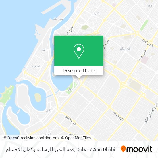 قمة التميز للرشاقة وكمال الاجسام map