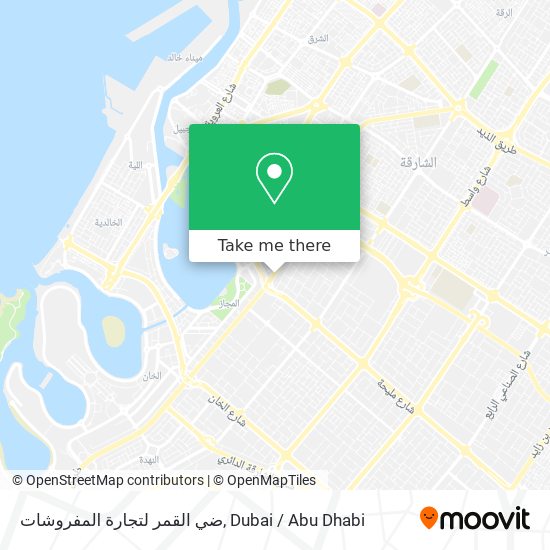 ضي القمر لتجارة المفروشات map