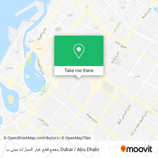 مجمع قطع غيار السيارات مبنى ب map