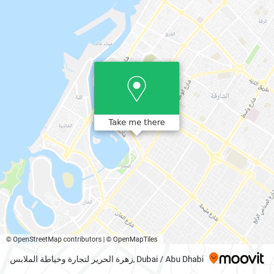 زهرة الحرير لتجارة وخياطة الملابس map