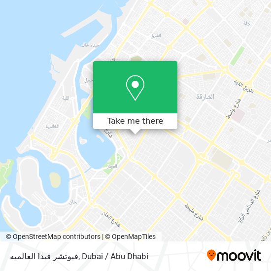 فيوتشر فيدا العالميه map