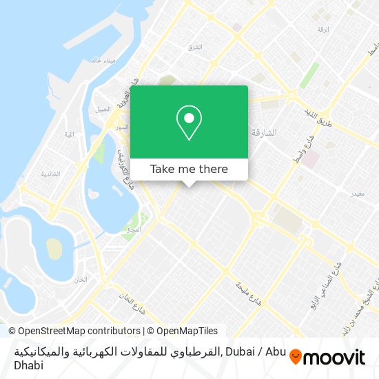 القرطباوي للمقاولات الكهربائية والميكانيكية map