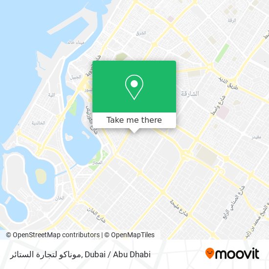 موناكو لتجارة الستائر map