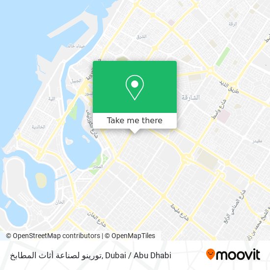 تورينو لصناعة أثاث المطابخ map