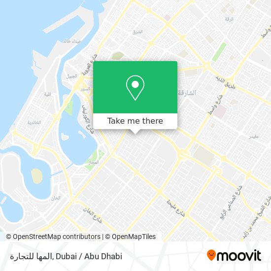 المها للتجارة map