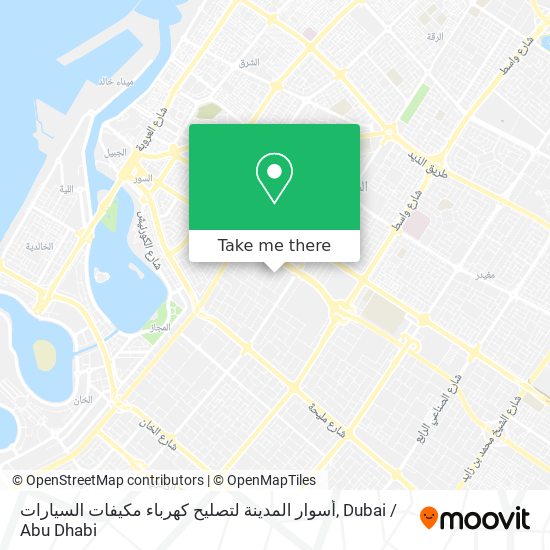 أسوار المدينة لتصليح كهرباء مكيفات السيارات map