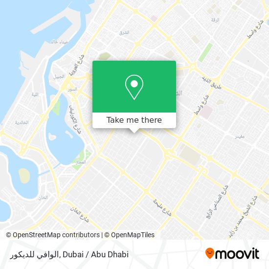 الوافي للديكور map