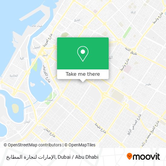 الإمارات لتجارة المطابخ map