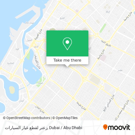 زعتر لقطع غيار السيارات map