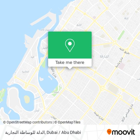 الدلة للوساطة التجارية map