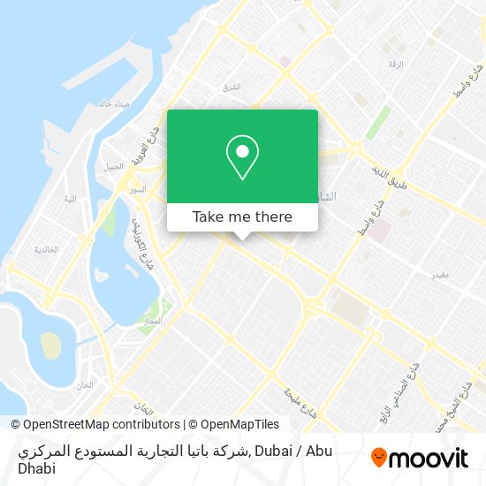 شركة باتيا التجارية المستودع المركزي map