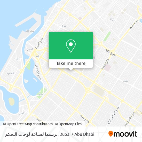 بريسما لصناعة لوحات التحكم map