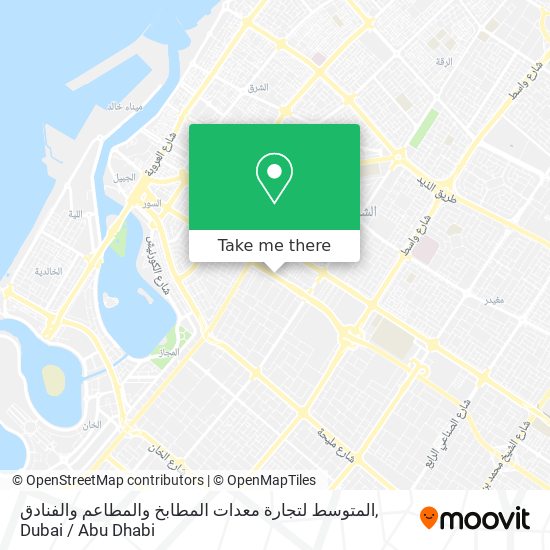 المتوسط لتجارة معدات المطابخ والمطاعم والفنادق map