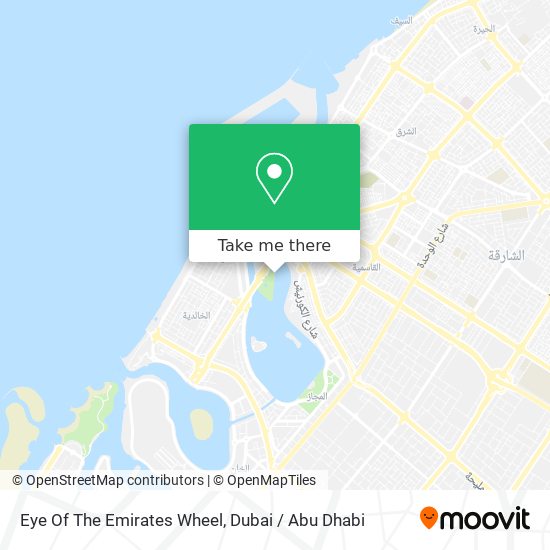 Eye Of The Emirates Wheel map